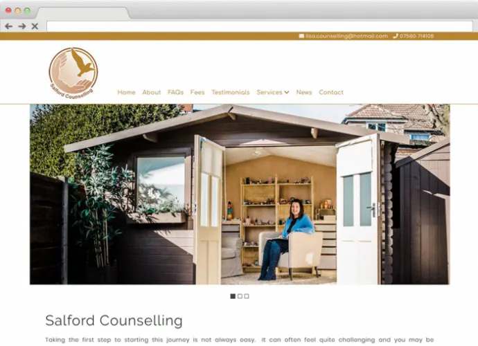 Counselling website design
